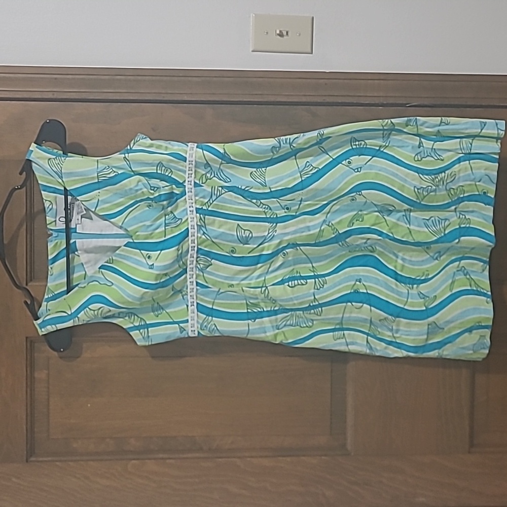 Retro Lilly Pulitzer fish dress